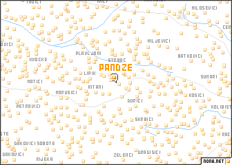 map of Pandze