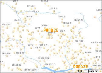 map of Pandže