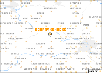 map of Panenská Hŭrka