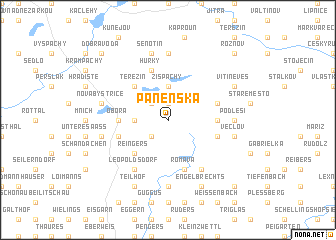 map of Panenská