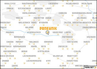 map of Panewnik