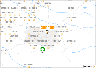 map of Pangani