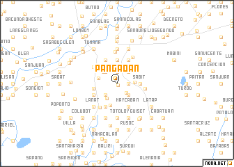 map of Pañgaoan