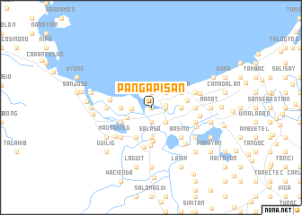 map of Pangapisan