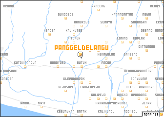 map of Panggeldelangu