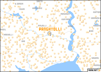 map of Panghyŏl-li