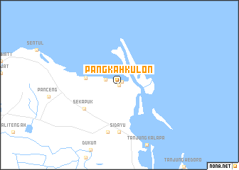 map of Pangkah-kulon