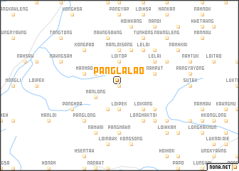 map of Pangla-lao