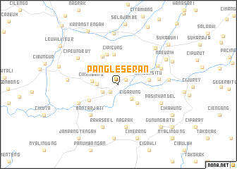 map of Pangleseran