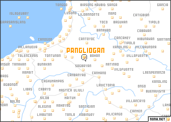 map of Pangliogan