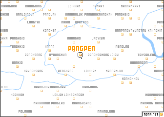 map of Pāngpen