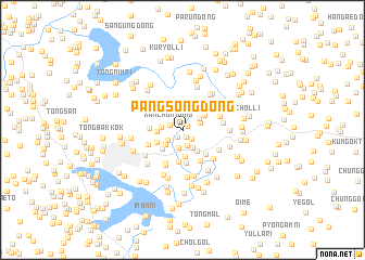 map of Pangsong-dong