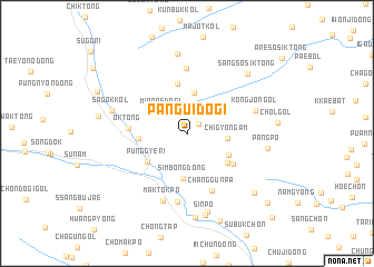 map of Pangŭidŏgi