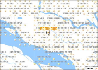 map of Pānikāur