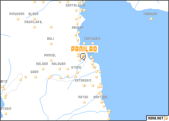 map of Panilao