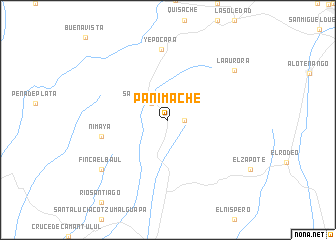 map of Panimaché