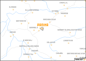 map of Panimá