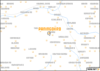 map of Paningokro