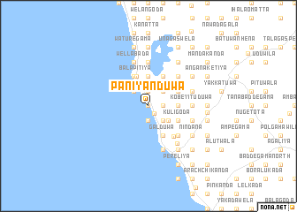 map of Paniyanduwa