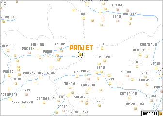 map of Panjet