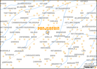 map of Panj Garāin