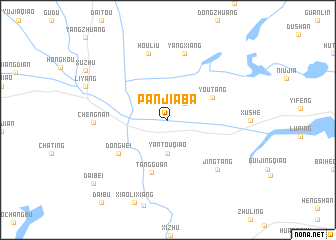 map of Panjiaba
