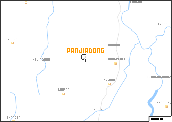 map of Panjiadong