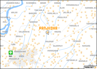 map of Panj Koha