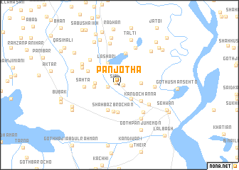map of Panjotha