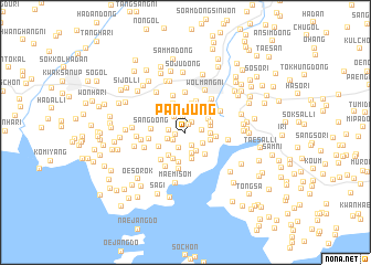 map of P\