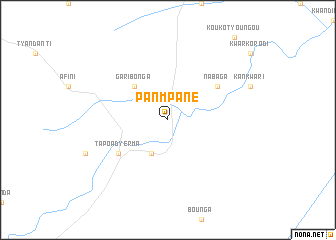 map of Panmpané
