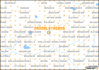 map of Pannalayagama