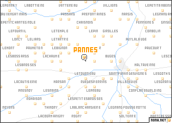 map of Pannes