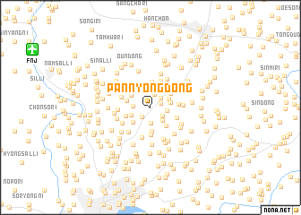 map of Pannyong-dong