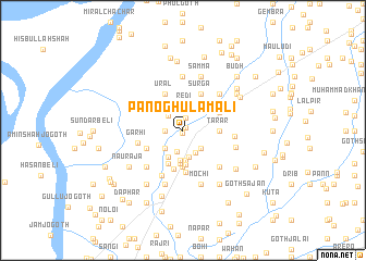 map of Pano Ghulam Ali