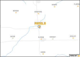 map of Panola