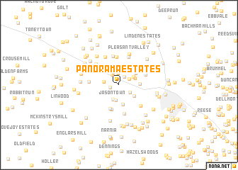 map of Panorama Estates