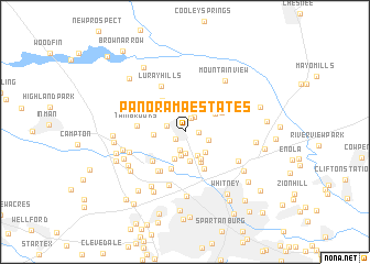 map of Panorama Estates