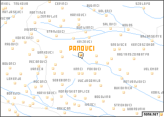 map of Panovci