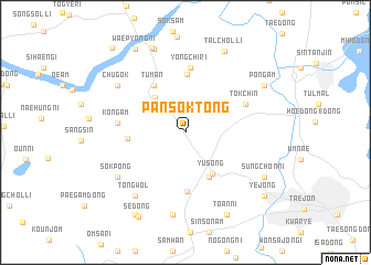 map of Pansŏk-tong