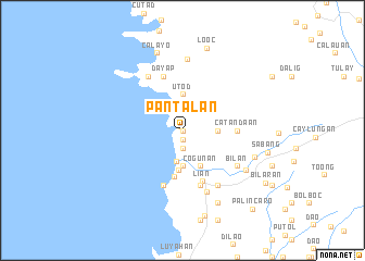 map of Pantalan