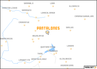 map of Pantalones