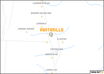 map of Pantanillo