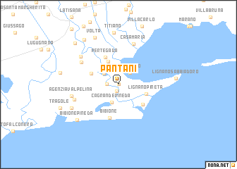 map of Pantani