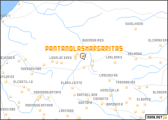 map of Pantano Las Margaritas