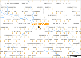 map of Pantassou