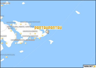 map of Pantau Pantau