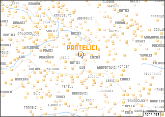 map of Pantelići