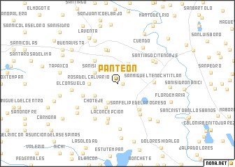 map of Panteón