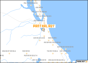 map of Panthalady